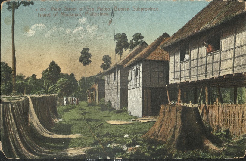 A 278 ï¿½ Main Street of San Mateo, Butuan Subprovince, Island of Mindanao, Philippines.
