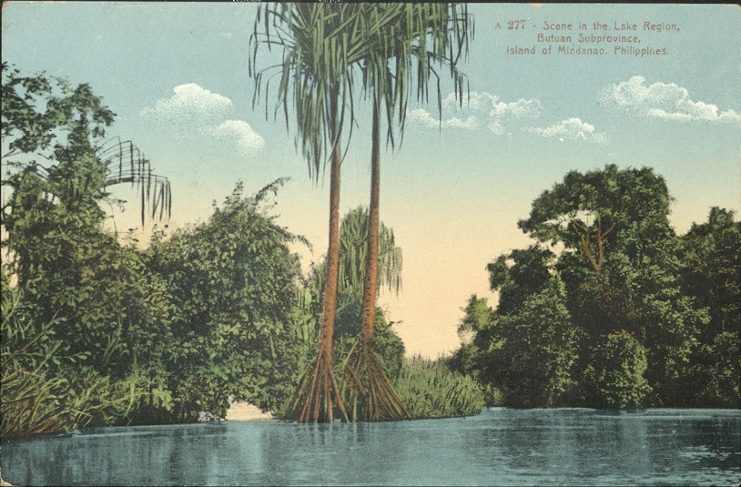 A 277 ï¿½ Scene in the Lake Region, Butuan subprovince, Island of Mindanao, Philippines.