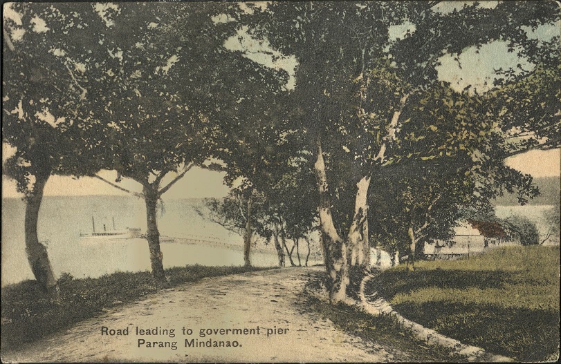 Road leading to government pier, Parang Mindanao.
