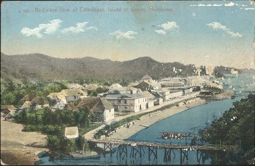 A 242 ï¿½ Birdï¿½s-eye View of Catbalogan, Island of Samar, Philippines.