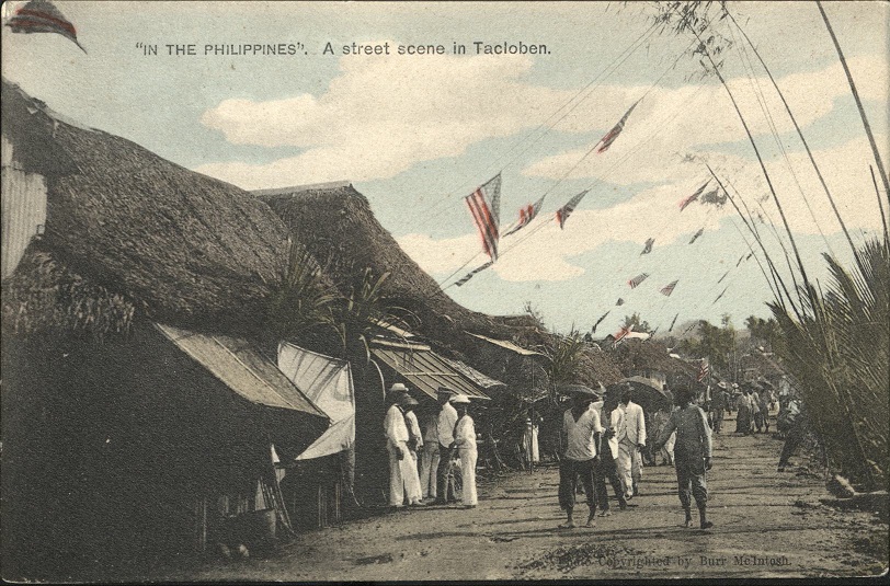 ï¿½IN THE PHILIPPINESï¿½. A street scene in Tacloban.