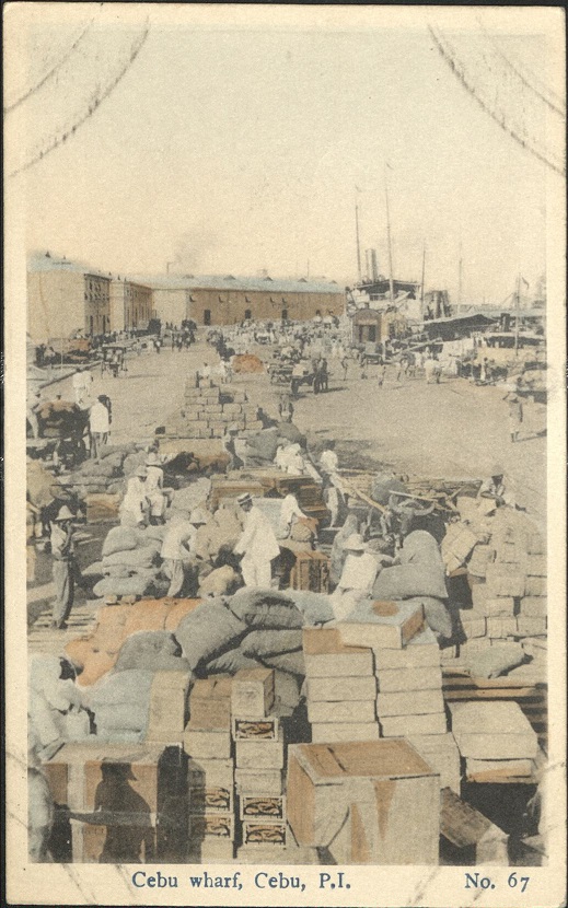 Cebu wharf, Cebu, P. I. [No. 67].