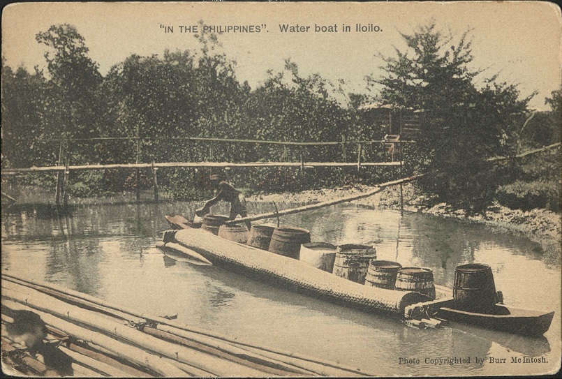 ï¿½IN THE PHILIPPINESï¿½. Water boat in Iloilo.