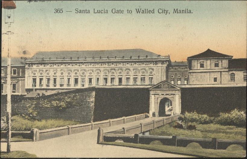 365 � Santa Lucia Gate to Walled City, Manila.