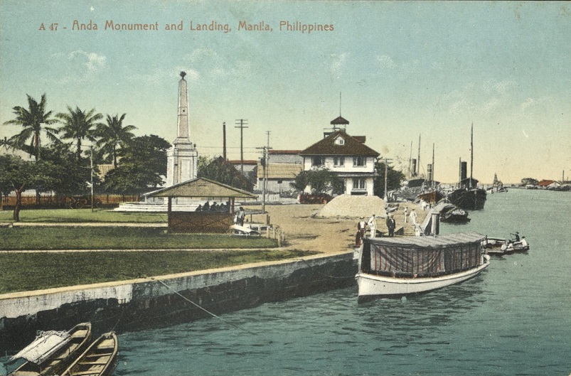 A 47 ï¿½ Anda Monument and Landing, Manila, Philippines.