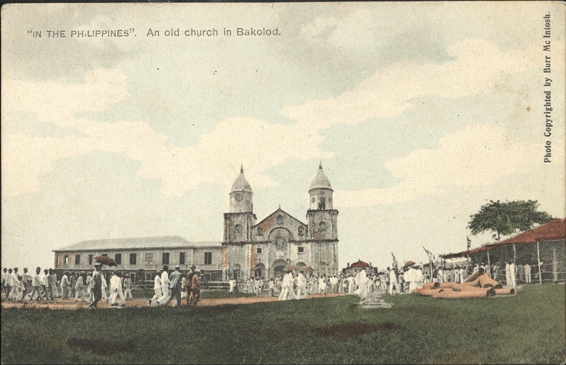 �IN THE PHILIPPINES�. An old church in Bakolod.