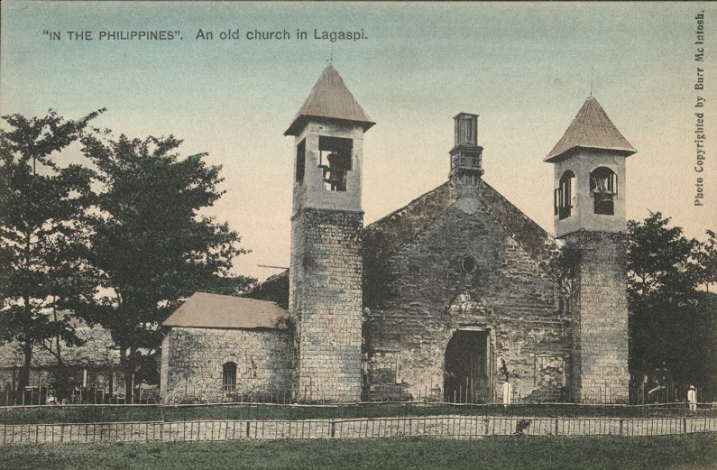 ï¿½IN THE PHILIPPINESï¿½. An old church in Lagaspi [Legaspi].