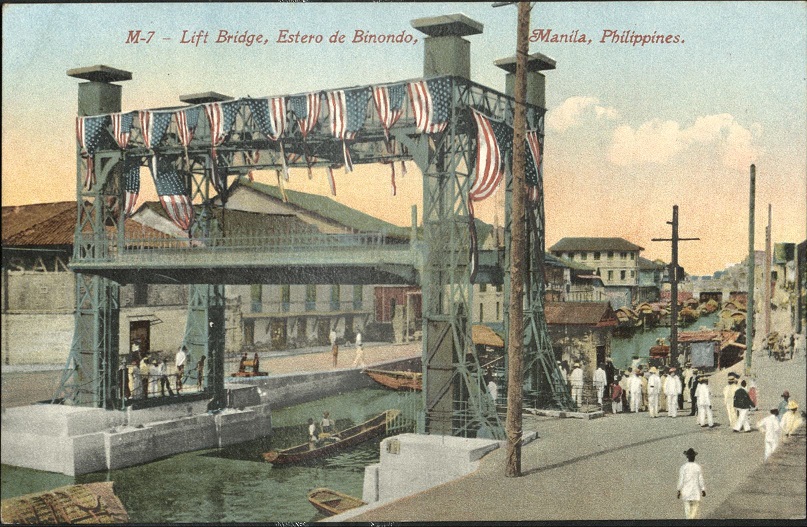 M-7 � Lift Bridge, Estero de Binondo, Manila, Philippines.