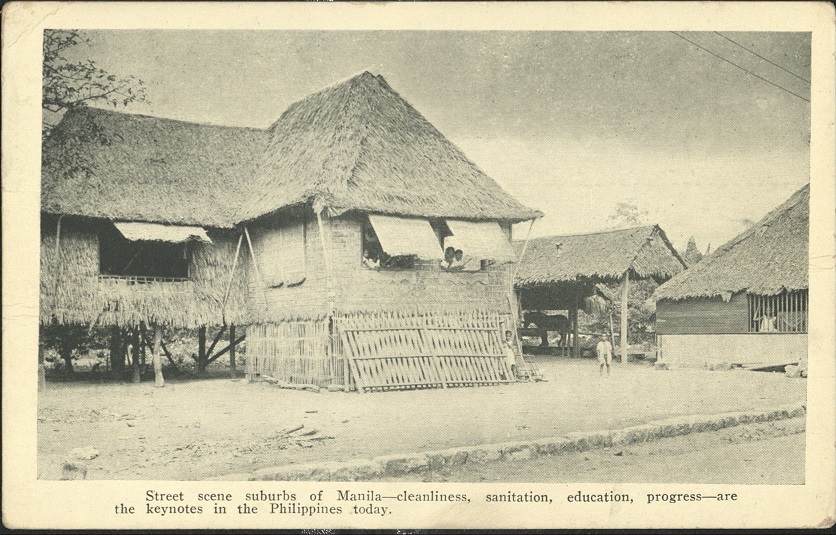 Street scene suburbs of Manila � cleanliness, sanitation, education, progress � are the keynotes in the Philippines today.