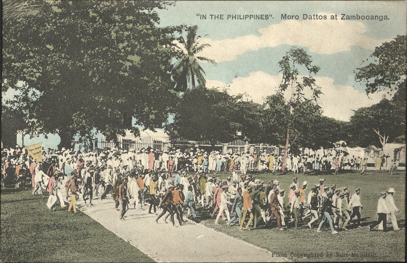 ï¿½IN THE PHILIPPINESï¿½. Moro Dattos at Zamboanga.