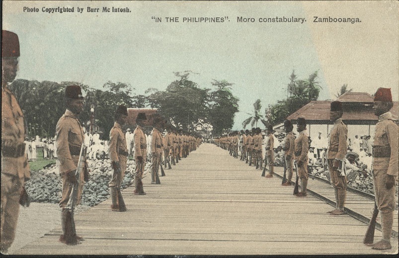 ï¿½IN THE PHILIPPINESï¿½. Moro constabulary. Zambooanga [Zamboanga].