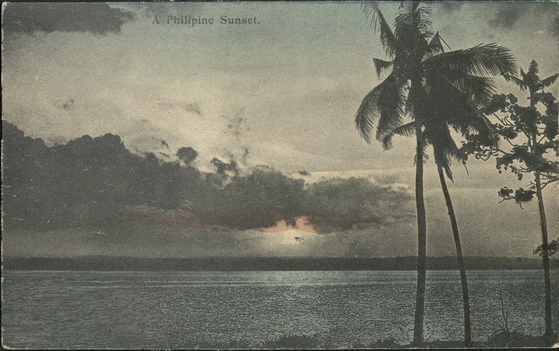 A Philipine [Philippine] sunset.