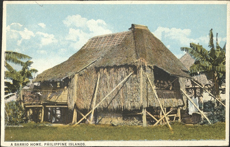 A Barrio Home, Philippine Islands.