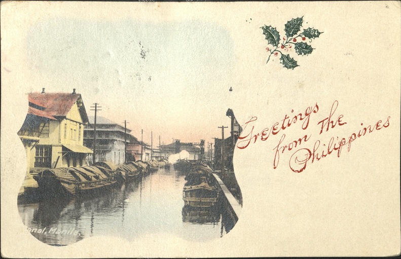 Canal, Manila. Greetings from the Philippines.