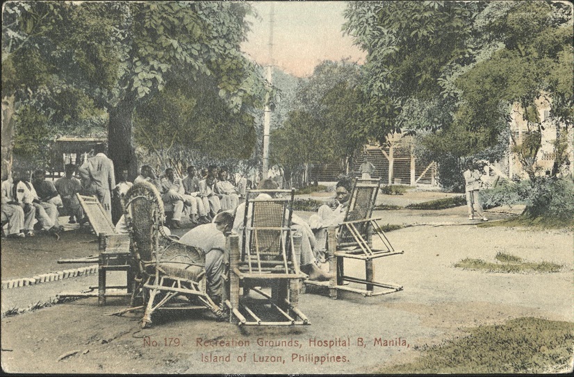 No. 179. Recreation Grounds, Hospital B, Manila, Island of Luzon, Philippines.