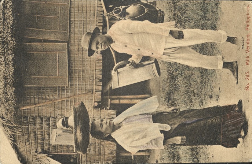 No. 245. Milk Vendors, Philippines.