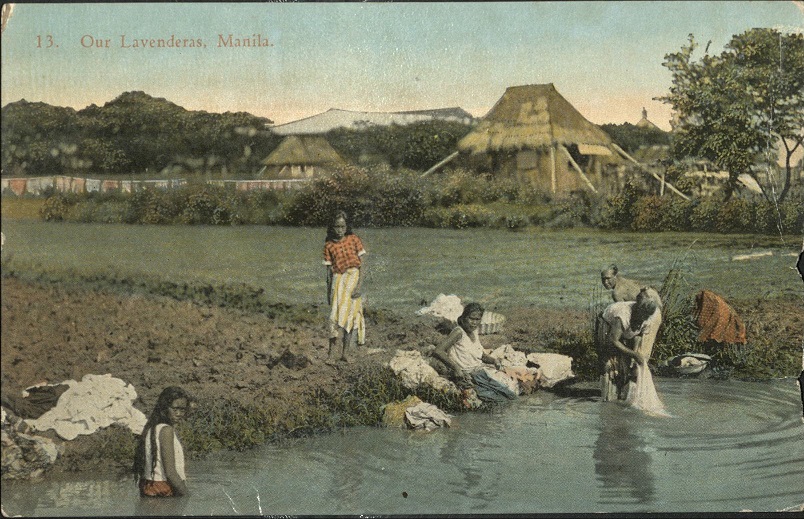 13. Our lavenderas, Manila.