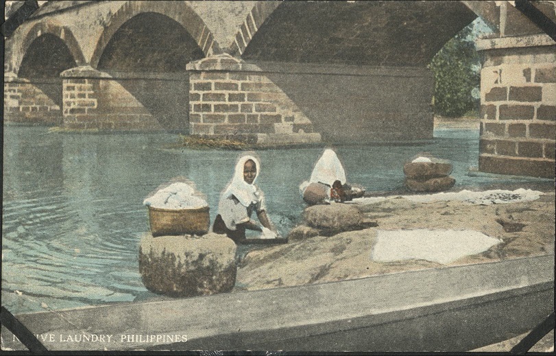 Native laundry, Philippines.