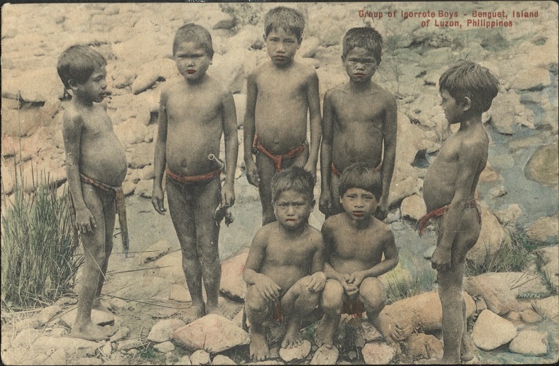 Group of Igorotte [Igorot] Boys ï¿½ Benguet, Island of Luzon, Philippines.