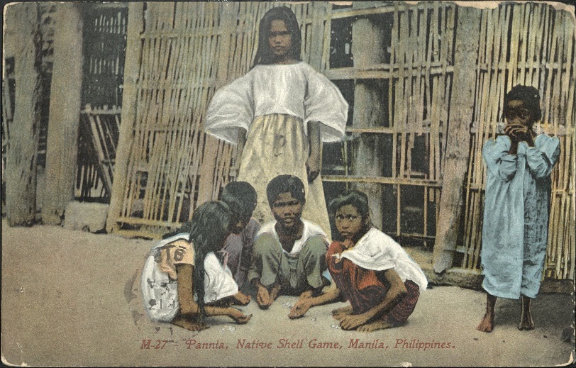 M-27 ï¿½ Pannia, Native Shell Game, Manila, Philippines.