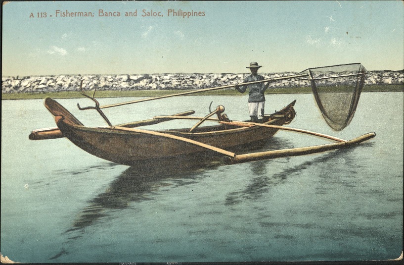 A 113 ï¿½ Fisherman, Banca and Saloc, Philippines.