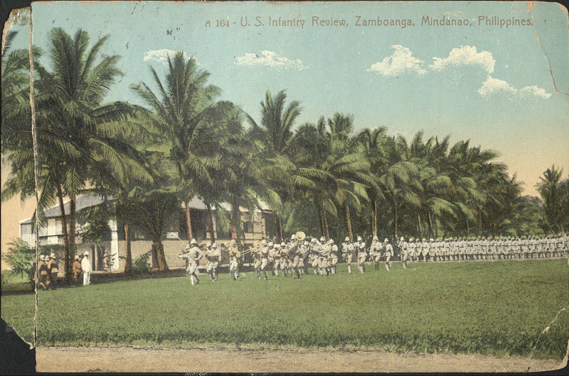 A 164 � U. S. Infantry Review, Zamboanga, Mindanao, Philippines