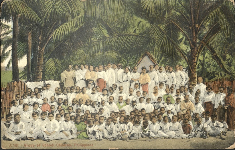 A 131 � Group of School Children, Philippines.