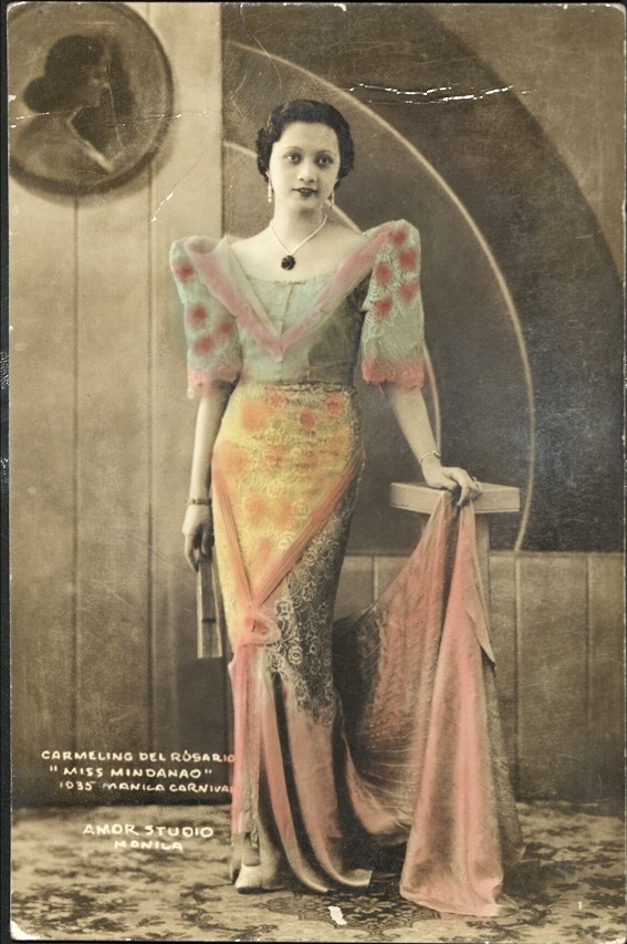 Carmeling del Rosario, �Miss Mindanao� 1935 Manila Carnival.