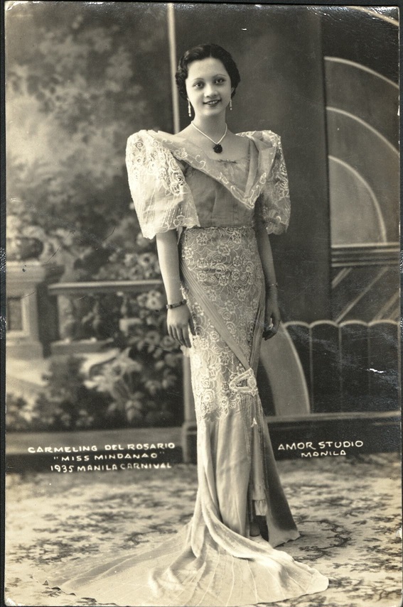 Carmeling del Rosario, �Miss Mindanao� 1935 Manila Carnival.