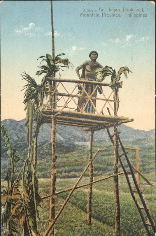A 207 � An Ifugao Look-out, Mountain Province, Philippines.