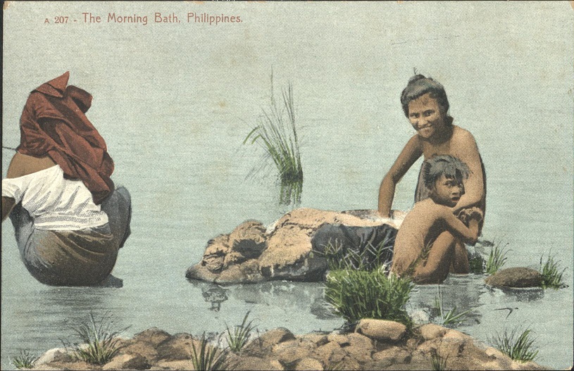 A 207 ï¿½ The morning bath, Philippines.