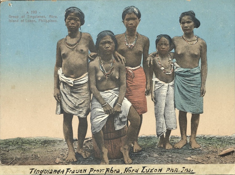 A 193 ï¿½ Group of Tinguianes [Tinguian, or Itneg], Abra, Island of Luzon, Philippines.