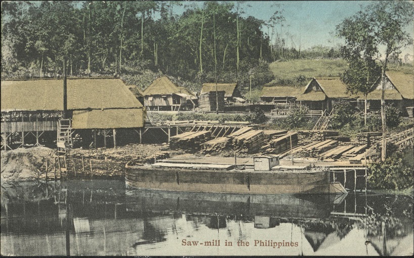 Saw-mill in the Philippines.