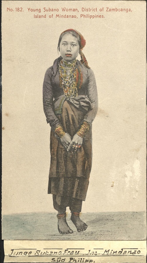 No. 182 ï¿½ Young Subano [Subanun] Woman, District of Zamboanga, Island of Mindanao, Philippines.
