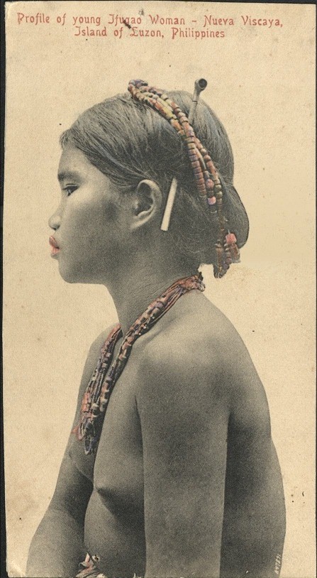 Profile of young Ifugao Woman ï¿½ Nueva Viscaya, Island of Luzon, Philippines.