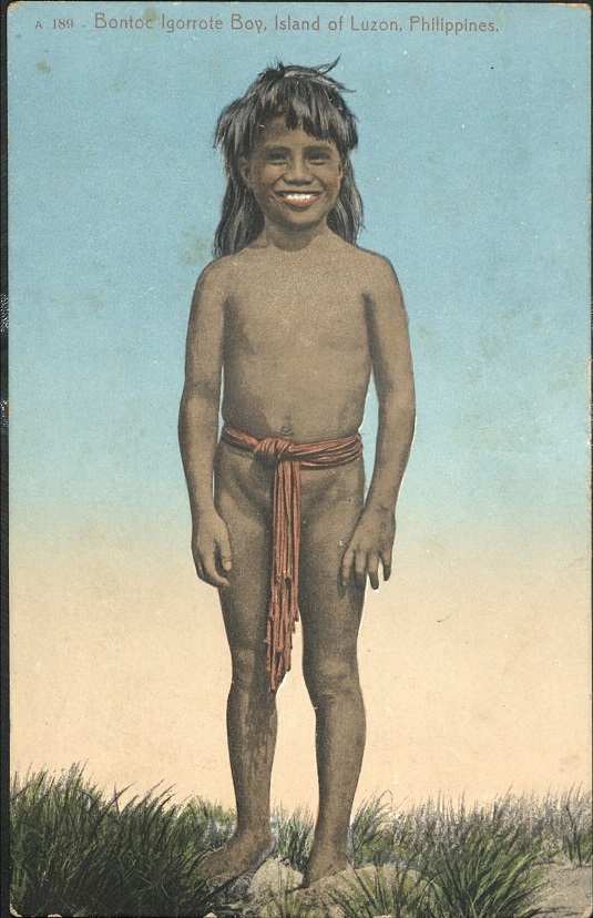 A 189 ï¿½ Bontoc Igorrote [Igorot] Boy, Island of Luzon, Philippines.