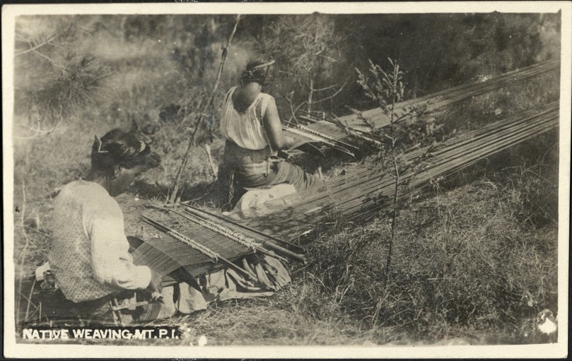 Native Weaving, Mt. [Mountain Province] P. I.