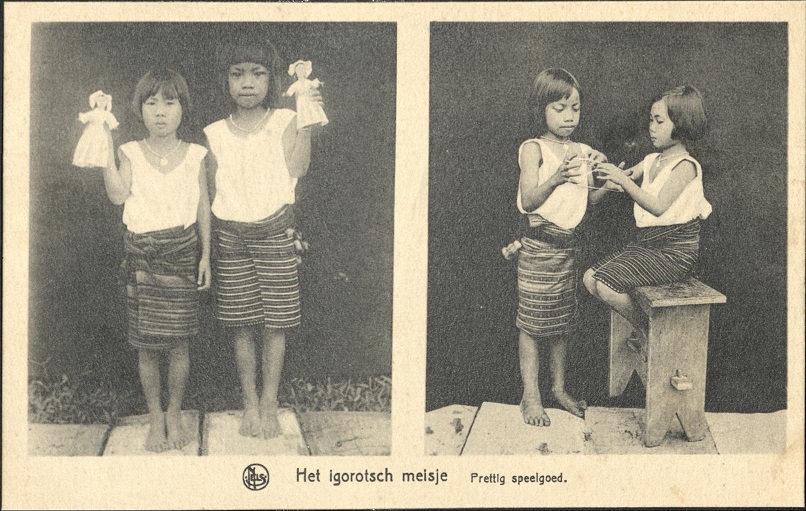 Het igoritsch meisje. Prettig speelgoed. [The Igorot girl. Nice toys].