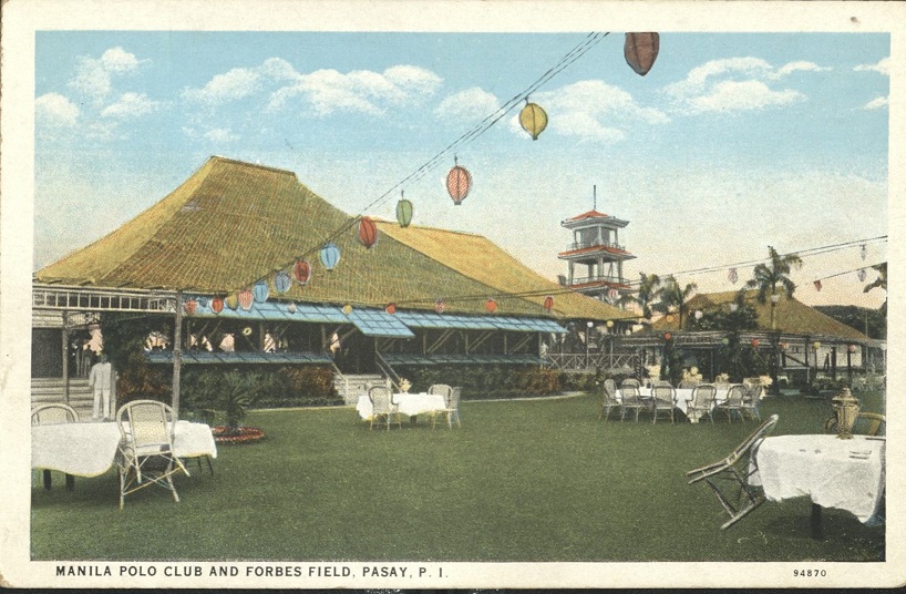Manila Polo Club and Forbes Field, Pasay, P. I.