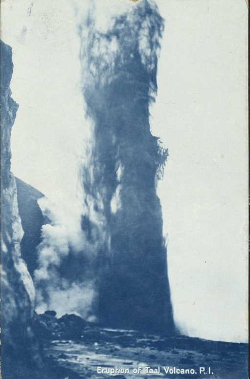 Eruption of Taal Volcano, P. I.