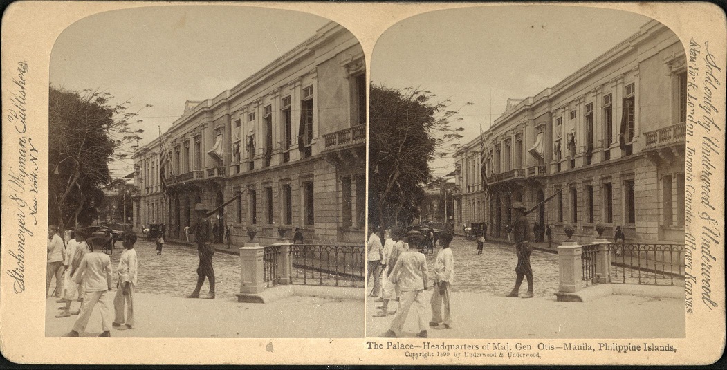 The Palace – Headquarters of Maj. Gen. Otis – Manila, Philippine Islands.