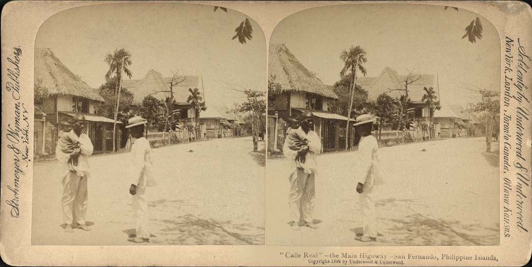 “Calle Real” – the Main Highway – San Fernando, Philippine Islands.