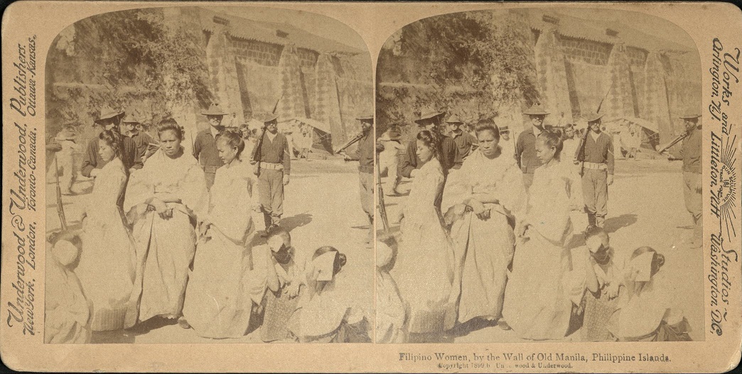 Filipino Women, by the Wall of Old Manila, Philippine Islands.