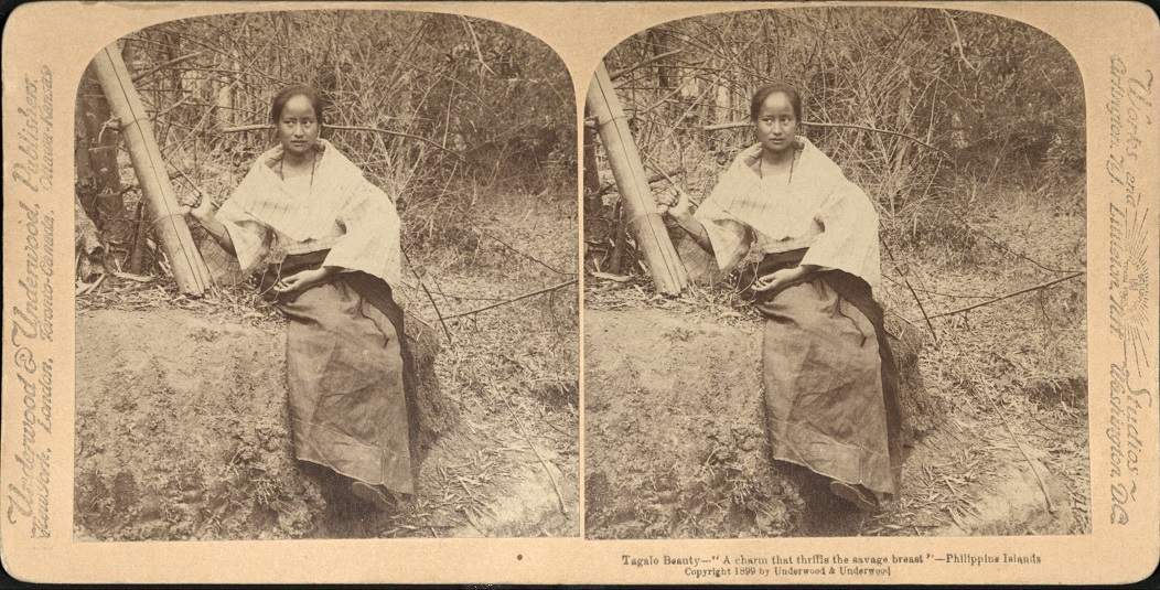Tagalo Beauty – “A charm that thrills the savage breast” – Philippine Islands.