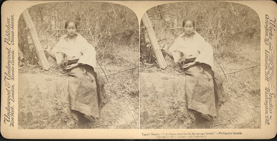 Tagalo Beauty – “A charm that thrills the savage breast” – Philippine Islands.