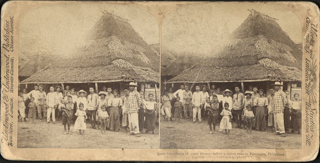 Queer Inhabitants of queer Houses – before a native store in Paran?aque, Philippines.