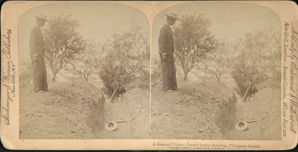 A deserted Filipino Trench before Malabon, Philippine Islands.