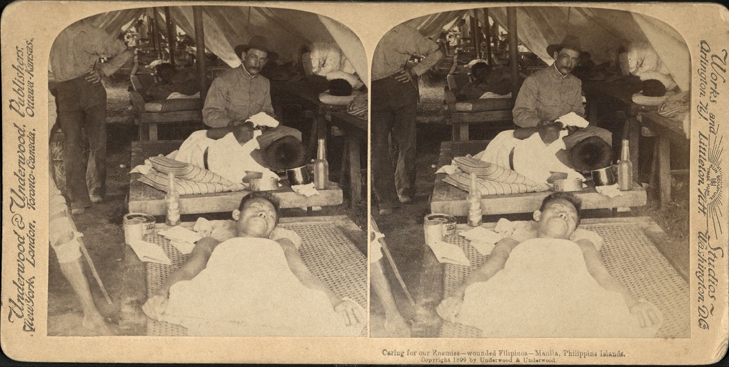 Caring for our Enemies – Wounded Filipinos – Manila, Philippine Islands.