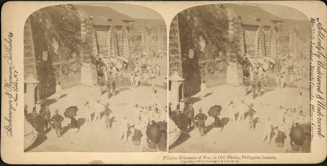 Filipino Prisoners of War, in Old Manila, Philippine Islands.