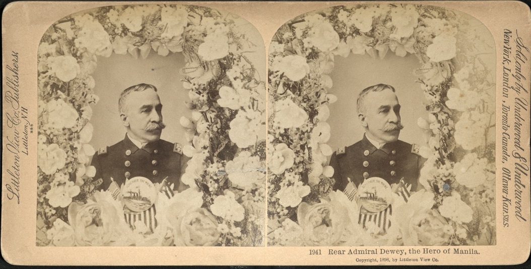 Rear Admiral Dewey, the Hero of Manila.